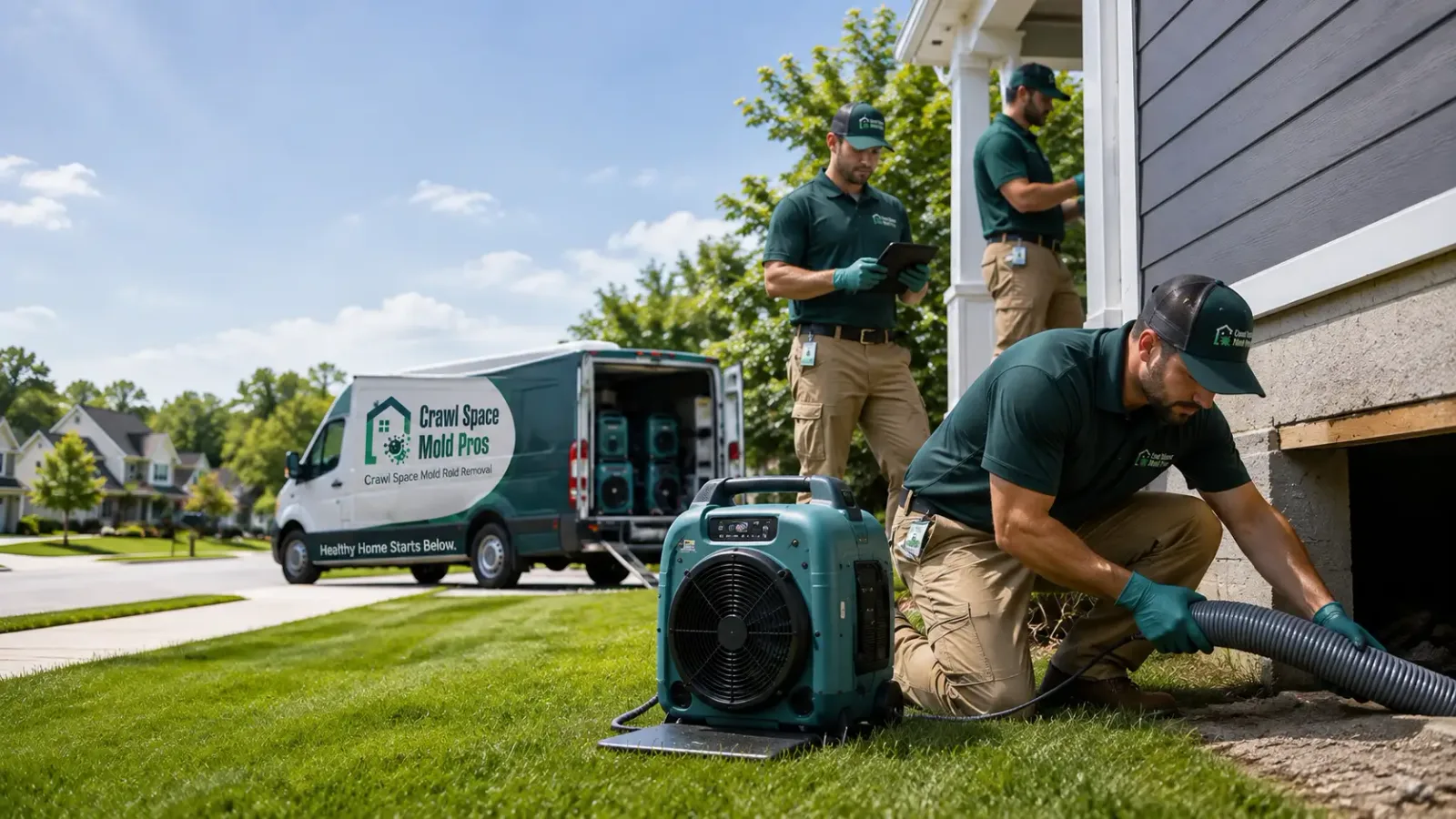 Crawl Space Mold Removal in Genesee, ID